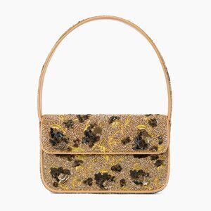 Staud Tommy Beaded Shoulder Bag NWT Vintage Floral